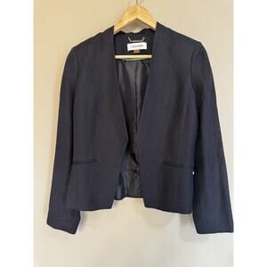 Calvin Klein Women’s Blue Business Open Front Blazer Suit W/ Pants Size 8